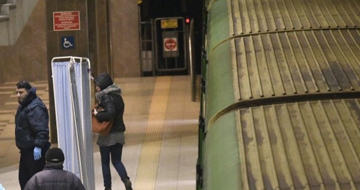Снимка архив Булфото Временно е било затворено стълбището на метростанция Сердика