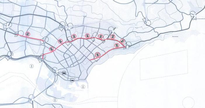 Снимка  agup varna bg80 км ч ще е разрешената скорост по бул Васил Левски Тази