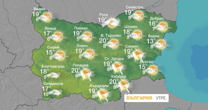 БтвЩе има и гръмотевични буриДнес облачността ще бъде значителна и