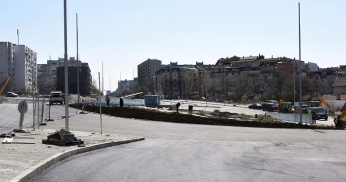 Снимка Черно море Изграждането на ново кръгово кръстовище във Варна породи