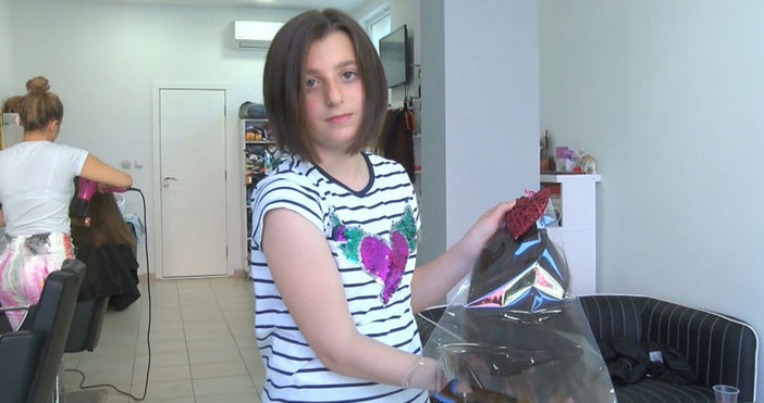 Дунав Мост10 годишно момиче от Пазарджик дари косата си за направата на перуки