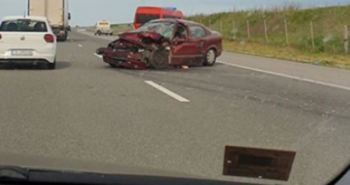 Тежка катастрофа е станала на магистрала Тракия съобщи Блиц позовавайки