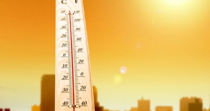 Най висока температура днес е измерена в Сандански 35 9° Това съобщи