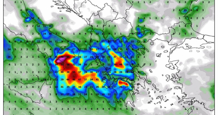 Средиземноморски циклон преминава над Балканския полуостров Очакват се значителни валежи