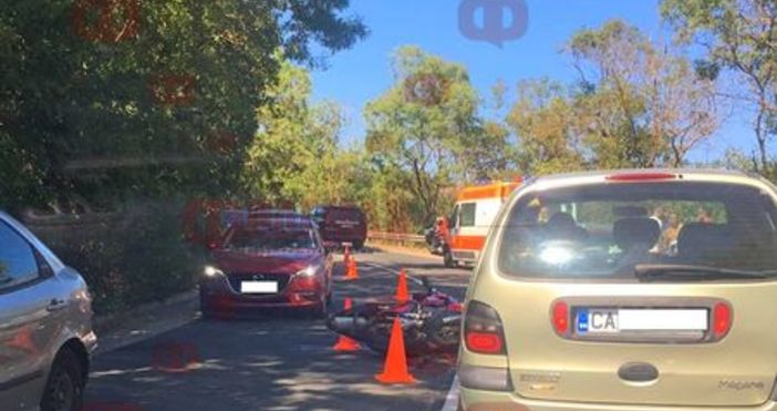 Снимка Флагман бг28 годишен моторист е виновникът за вчерашната катастрофа на Приморско Бургас близо