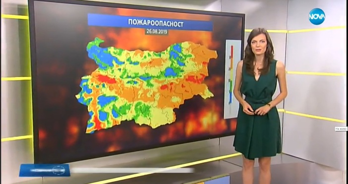 Синоптичката на Нова телевизия Нора Шопова предупреди за места със