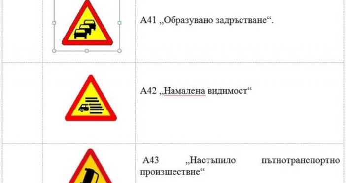 ДневникОсем нови пътни знака ще повишават пътната безопасност и ще