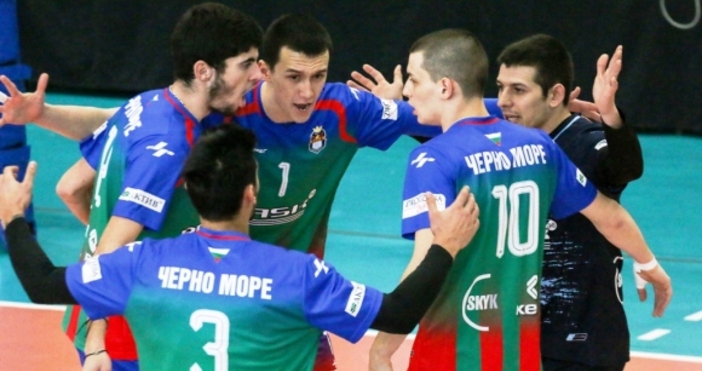 Волейболистите на Черно море Варна записаха първа победа в Суперлигата