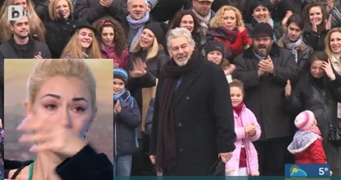 Ученици на големия актьор Стефан Данаилов със сълзи на очи