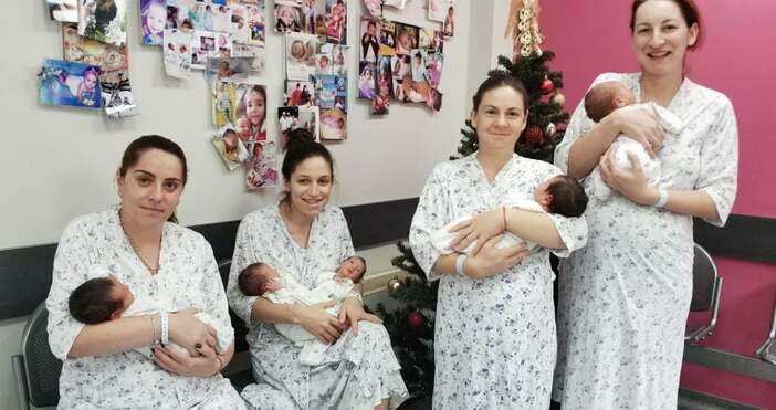 Пет бебета измежду които и близнаци се родиха нормално за