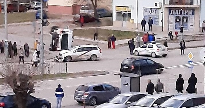 Снимка БулнюзТежък пътен инцидент е станал преди минути във Видин