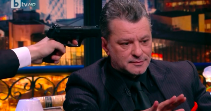 Кадър бТВБрутални крясъци и заплахи с огнестрелно оръжие разтърсиха вечерното шоу