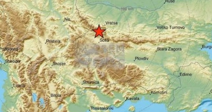 Земетресение с магнитуд 3.3 е било регистрирано на 5 километра
