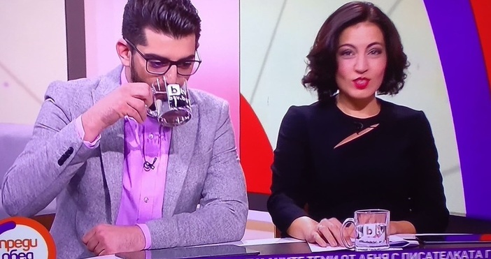 Кадър БТВВодещият Сашо Кадиев е катастрофирал Това съобщи партньорката му