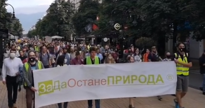 Видео Дневник Хиляди в момента са на протестно шествие в София