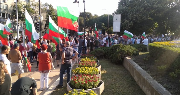 Снимки ПетелСамо за минути в протеста срещу управлението на Бойко