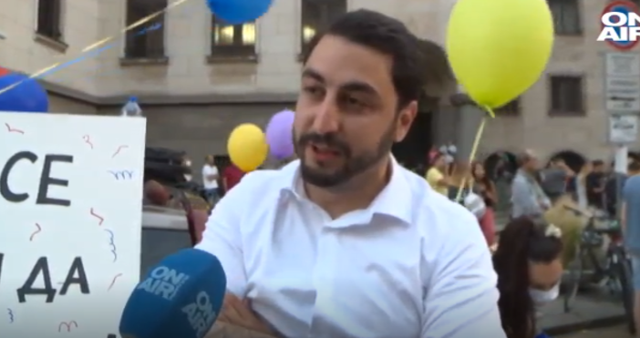 Кадър Bulgaria ON AIRНа седмия ден от протеста срещу правителството сред