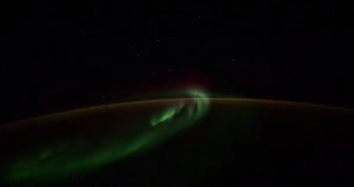 Руският космонавт Иван Вагнер който сега се намира на Международната