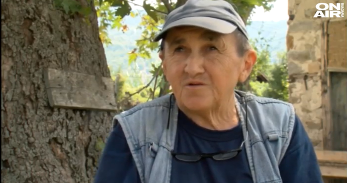 Източник и кадър Bulgaria On AIRПриродозащитник от кресненското село Влахи