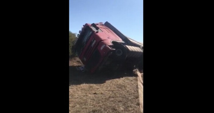 кадър Нова твНова катастрофа с тир в злополучния участък между