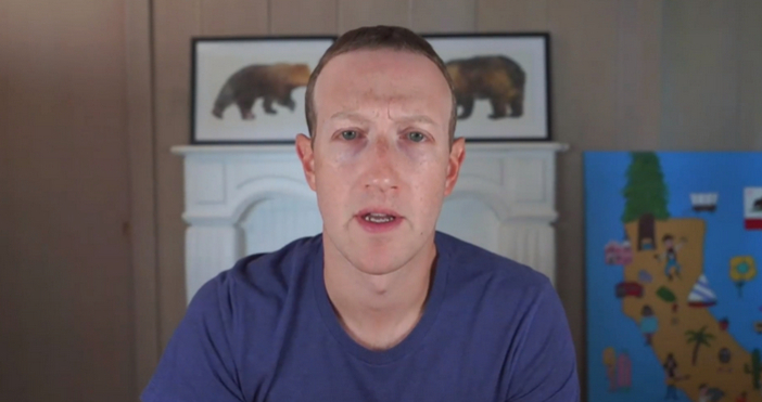 technews bgснимка Mark Zuckerberg Facebook видеоГлавният изпълнителен директор на Facebook