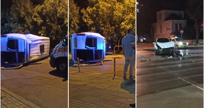 Тежка катастрофа е станала след полунощ на кръстовището на бул Цар Освободител и