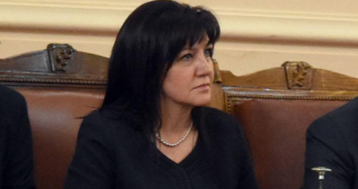 снимка БулфотоВълна от реакции след речта на Цвета Караянчева пред