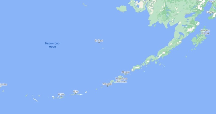 Кадър: Google MapsЗеметресение с магнитуд 7,5 по Рихтер е било