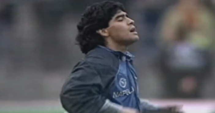 Кадър и видео Maradona inedito Canal 2 0 You tubeЕдин