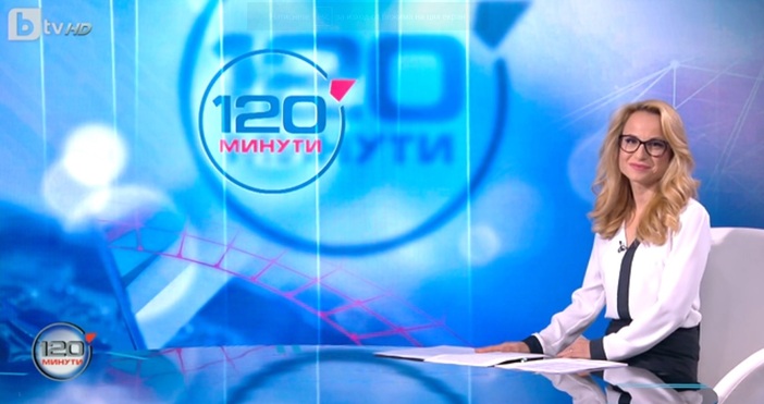 Кадър: БТВТитулярният водещ на предаването 120 минути Светослав Иванов ще