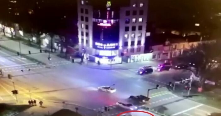 Кадър Нова Варна youtubeВъзрастна жена е била блъсната на пешеходна