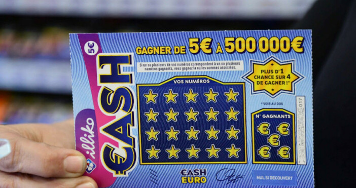 Талон от лотарийната игра носеща максимална печалба от 500 000