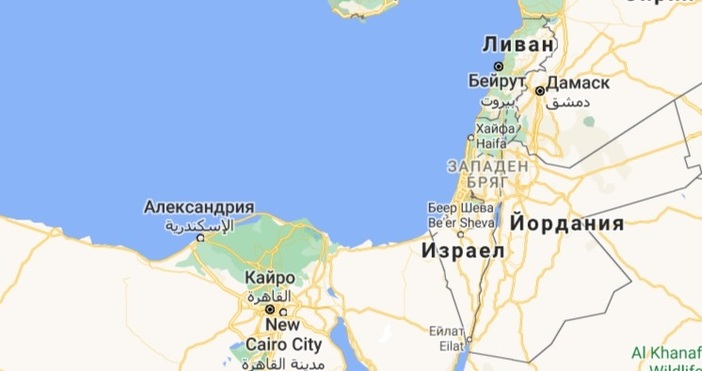 Кадър Гугъл МапсПриродно бедствие накара Израел да затвори средиземноморски си