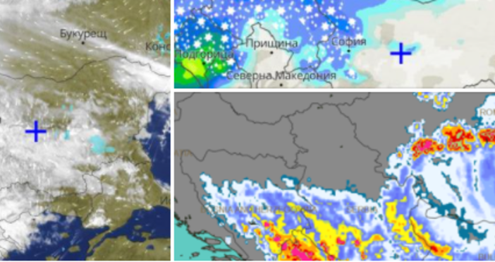 Редактор  e mail  Снимка Фейсбук Метео Балканс До часове над България започват валежи от дъжд