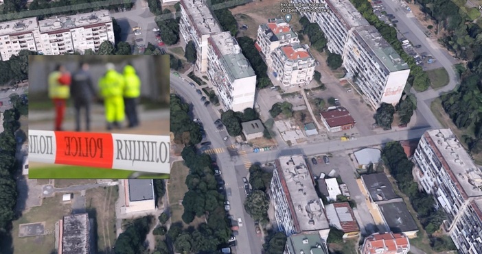Снимка Булфото и гугъл мапс Голям екшън се разигра в бургаско