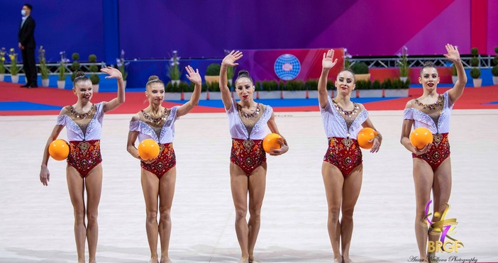  Снимка  Гордостта на България ансамбълът ни по художествена гимнастика вече