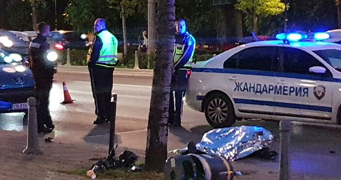 Снимки БулфотоМотоциклетист загина в катастрофа при Софийския университет съобщава Булфото Инцидентът