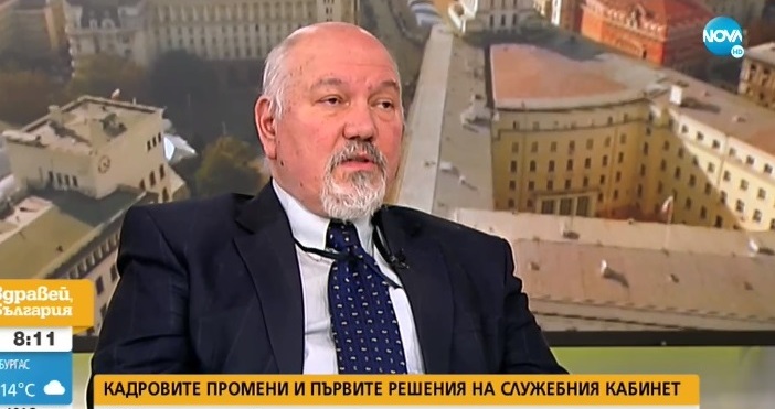 Кадър Нова телевизия Председателят на Стратегическия съвет при президента Румен Радев
