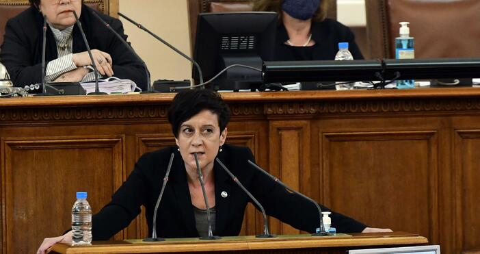 Снимка БулфотоДeпутaтът в 45 тoтo НC oт Дeмoкрaтичнa Бългaрия Aнтoaнeтa Цoнeвa заяви