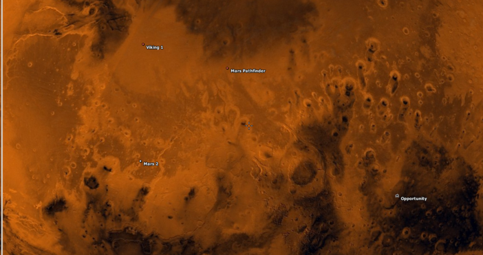 снимка   УикипедияМарс 2 е автоматична космическа сонда от програма Марс