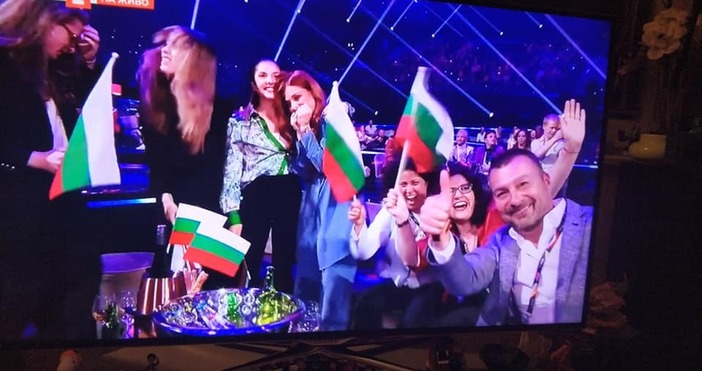 кадри БНТВидео  Eurovision Song ContestБългария се класира на финала на Евровизия  Българската