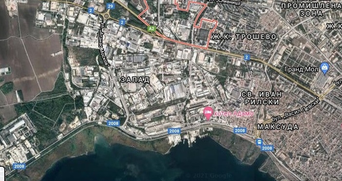 илюстрация GoogleРедактор  Имоти с обща площ 30 хектара в местностите Трошеви