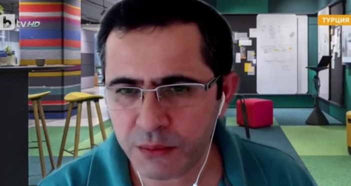 кадър bTVПредаденият турските власти бизнесмен Абдуллах Бююк обвиняван за близък до организацията