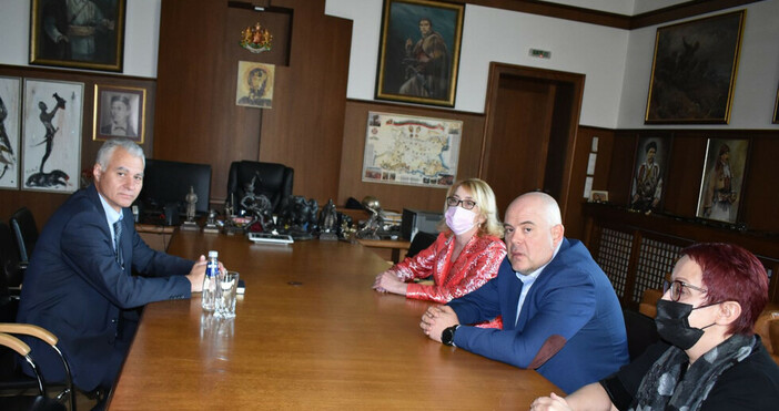Снимка ПРБГлавният прокурор Иван Гешев се срещна днес с новоназначения шеф