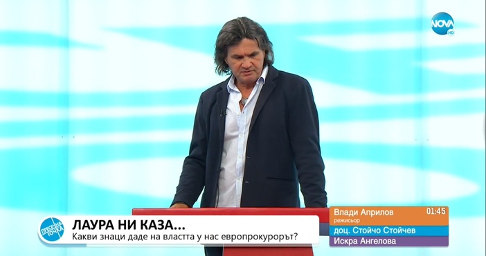 Редактор: e-mail: Кадър: Нова телевизияРежисьорът и шоумен Влади Априлов заяви, че в