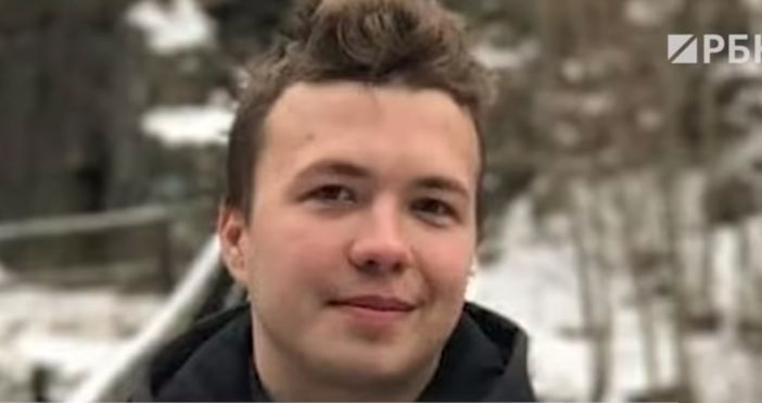 Кадър РБК YouTube Интересна новина съобщиха за задържания в Беларус журналист Роман Протасевич Той се