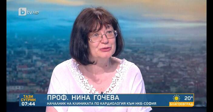 Редактор Виолета Николаеваe mail  Проф Нина Гочева началник на клиниката по кардиология