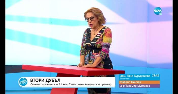 Редактор: Виолета Николаеваe-mail: Политологът Татяна Буруджиева коментира поведението на Има такъв народ