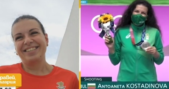 кадър Нова телевизия Редактор  Сребърната ни медалистка от олимпиадата в Токио Антоанета