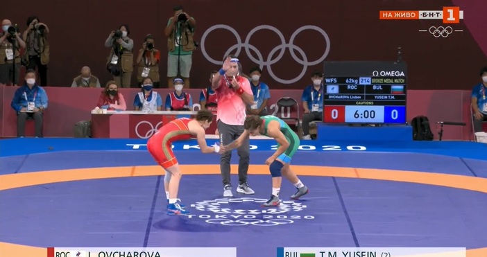 Кадър: БНТТайбе Юсеин спечели бронзов медал на олимпийските игри в